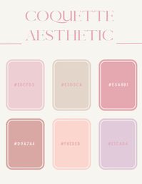 Coquette Aesthetic, Coquette Girl, Pink Coquette, Hex Codes, Color Pallete, Digital Planner, Ideas, Aesthetic, Goodnotes, Goodnotes, Color Codes, 2024 Paint Color Trends, Hex Color Pallete, Goodnotes Hex Codes, Color Pallete Aesthetic