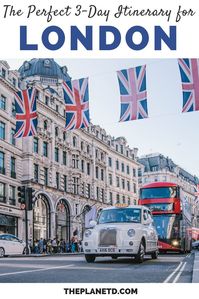 A highlights guide on how to spend 3 days in London, England. A complete itinerary to make the most of your time from trying local restaurants to top attractions and recommended hotels. Planning is key to making the most out of your time and taking advantage of the 32 boroughs. Travel in England. | Blog by the Planet D #Travel #TravelTips #TravelGuide #Wanderlust #BucketList #London #England #UK