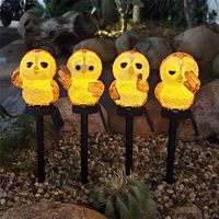 These Solar Powered Owl Lamps will light up your space and provide a unique ambiance. Offered in four cute styles, they're made of lightweight PVC with solar-powered LED lights. They're easy to assemble, too!