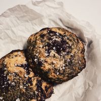 Black Sesame Caramel and Chocolate Chip Cookies | Little Fat Boy