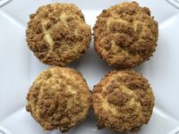 Streusel-topped coffee cake in single servings.