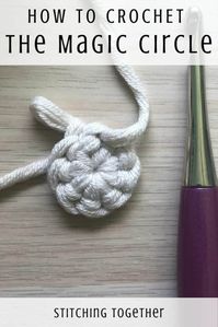 Are you ready to learn how to crochet the magic circle? Give it a try with this step by step tutorial and never start with a hole in your circle again. Click to go directly to the right handed and left handed tutorials.