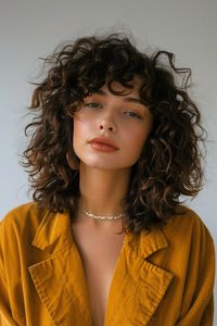 Curly haircuts are all about celebrating your texture and finding a style that complements your face shape. Whether you have loose waves, bouncy spirals, or tight coils, there’s a curly haircut out there that will