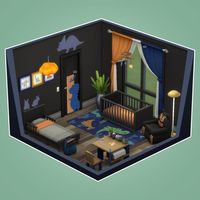 I know a lot of people own only base game so I created 4 rooms with no packs | Gallery: axiisims : Sims4