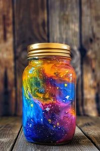 How To Make Your Own Galaxy In A Mason Jar! - Mental Scoop