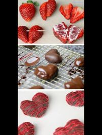 choc covered strawberries are my fave and this is so clever. yes please :)