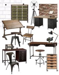 7 Signs Industrial Decor is the Right Home Style for You • Little Gold Pixel • Grab your steampunk novels and see if you mesh with this style.