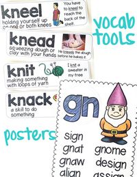 Silent Letter Activities & Worksheets, kn, wr, mb, gn, 2nd