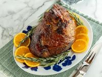 Get Herby Sticky Spiral Glazed Ham Recipe from Food Network