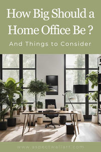 Wondering about the perfect size for your home office? My latest blog post not only answers this question, but also delves into some other considerations