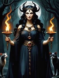 Hecate; Art by Amye