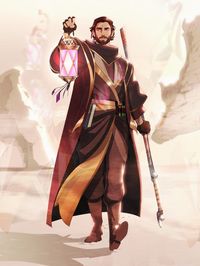 [Art] Roderick Elsworth, Knowledge Cleric & Chronurgy Wizard : DnD