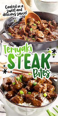 This teriyaki beef recipe is a flavorful dish that is ready in 30 minutes, making it such an easy dinner. Pair with veggies or your favorite variety of rice! 