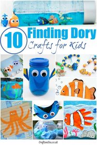 My children love these Finding Dory crafts for kids! Seen the film? Now get the glue and paints out to keep the kids busy and happy too!