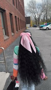 half up half down , mid ponytail , bow hairstyles