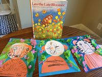 In Joy School Lesson 5.2 we read Leo The Late Bloomer and discusses goal setting and patience! The four-year-olds drew their tiger faces and had fun ripping up leftover birthday crepe paper into a jungle with blooming flowers.