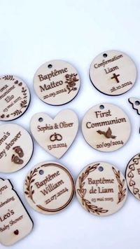 Medallions For Baptism Decor, Wedding, First Communion, Thank You Tags, Baby Shower Tags. #babbekids #baptism #communions #giftpersonalized #baby #paratiiiiiiiiiiiiiiiiiiiiiiiiiiiiiii #lovecrafts #pregnant