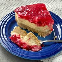 Strawberry Tray Cheesecake - VJ Cooks