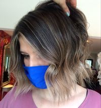 Bobhaircut and ombre balayage