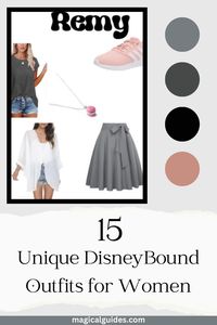 Find this casual and cute Remy Disney Bound Outfit and 14 other Disney Bound Outfits for Women.