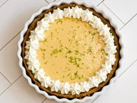 This is a simple and great version of a classic key lime pie. Since the ingredients are few, make each one count by using real, fresh key limes for a pure and tangy flavor.