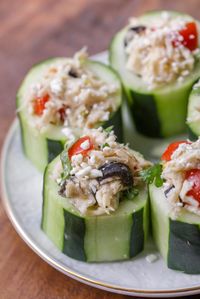 Greek Cucumber Cups