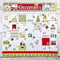 December Calendar 12x12 Scrapbook Page - Project Idea - Scrapbook.com