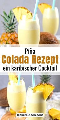 Wir zeigen dir heute unser originales Piña Colada Rezept für deine Cocktailparty. Piña Colada ist ein fruchtig cremiger Cocktail mit weißem Rum, der dir direkt Urlaubsfeeling verleiht. Das Piña Colada Rezept ist einfach und in wenigen Schritten gemacht. Zu den Pina Colada Zutaten gehören neben Ananas und Kokosnusscreme auch Sahne, weißer Rum und Zitronensaft.