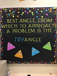 Math bulletin board