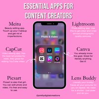 You really can’t go wrong with any of these apps. #contentcreator #editingapps #influencer