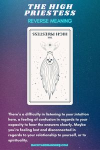 There’s a difficulty in listening to your intuition here, a feeling of confusion in regards to your capacity to hear the answers clearly. Maybe you’re feeling lost and disconnected in regards to your relationship to yourself, or to spirituality.