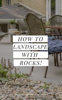 Landscaping with rock instead of mulch is easy and is something you won't have to replace year after year. Learn what we think about mulch vs. rock, how much our flower bed with rocks cost and how long the rock landscaping bed has lasted us! #landscapingideas #rockmulch #patiolandscaping #budgetlandscaping