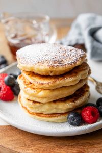 Cottage Cheese Pancakes Recipe (15g Protein) - Jar Of Lemons