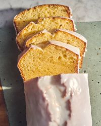 copycat starbucks loaf sliced on cutting board