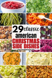 Looking for traditional American holiday sides? These Christmas side dishes are perfect for adding flavor and warmth to your holiday table. Pin this now for easy side dishes for Christmas dinner!