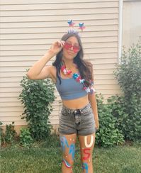 4th of july, summer, aesthetic, outfit, preppy, inspo, usa