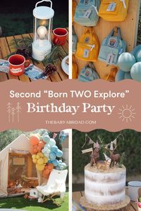 Since Oliver was turning two, we coined the theme “Born Two Explore” summer camp!  Everything from the decorations to the party favors to the food was tied to that nostalgic feeling of a vintage summer camp! Here are all of the details from the party!