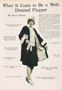 What It Costs To Be A Well Dressed Flapper