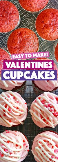 Whether you are celebrating this coming holiday at the office, school, or home, be sure bring a batch of these dreamy Valentines Day Cupcakes for everyone to enjoy #valentinesdesserts #cupcakes #dessert