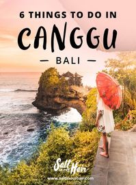 Canggu is a new digital nomad hotspot on the island of Bali, and a popular travel destination too. Here are some of the top things to do in Canggu, Bali. #Canggu #Bali