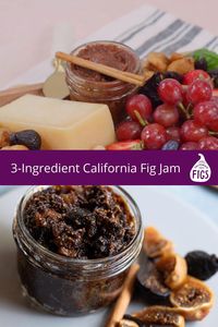 A simple jam recipe made with only California Dried Figs and two additional ingredients. #figjam #easyjam #jammaking #driedfigrecipe