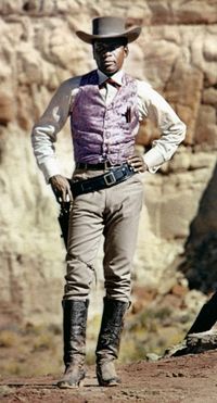 Sidney Poitier in "Duel at Diablo"