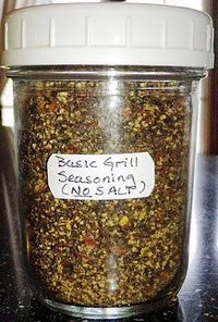 My #YourSet staple No Salt Basic Grill Seasoning, there are many low/no salt recipes including spice blends.