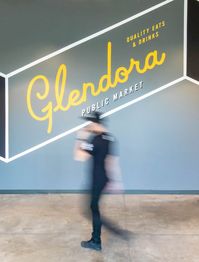 Glendora Public Market preserves the strong history of the San Gabriel Valley. The 1940’s warehouse building was originally a Wonder Bread factory. No longer in use, in 2018 the site began a restoration process in order to turn the destination into a space for the community once again. RSM Design was invited to join the team to celebrate the story and history of the site through the tenant signage and specialty graphic pieces. #foodhalldesign #signagedesign #muralart