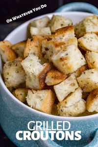 Traeger Grilled Homemade Croutons - Easy Crouton Recipe on the Grill