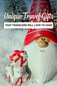 Thoughtful and Unique Travel Gifts Ideas For Frequent Travelers. List of cool gift ideas this holiday season and other occasions. Gift guide ideas for your loved one who loves to travel. #giftideas #travelgifts #giftsfortravelers #traveltips via @osmiva