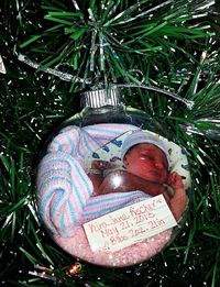 Baby's Christmas ornament