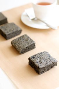 Green Cilantro: Black Sesame Brownies