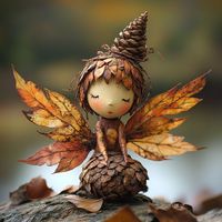 Embrace sustainable decor with handmade pinecone fairies! Using natural materials, create fairy decorations that add a magical, eco-friendly vibe to your home. Perfect for autumn or anytime you want to invite nature indoors. 🧚✨ #EcoFriendlyCrafts