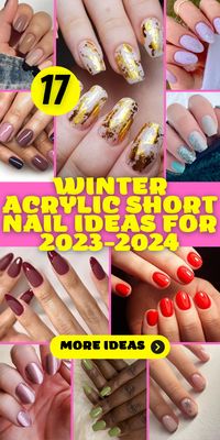 2023 Trends Gel Manicure for Winter: Stay fashionable with these gel manicure designs for winter acrylic short nails in 2023-2024. Whether you prefer square or almond shapes, these nails embody the 2023 trends. From simple and classy options to intricate snowflake patterns, let your fingertips reflect the beauty of the season and the upcoming year.